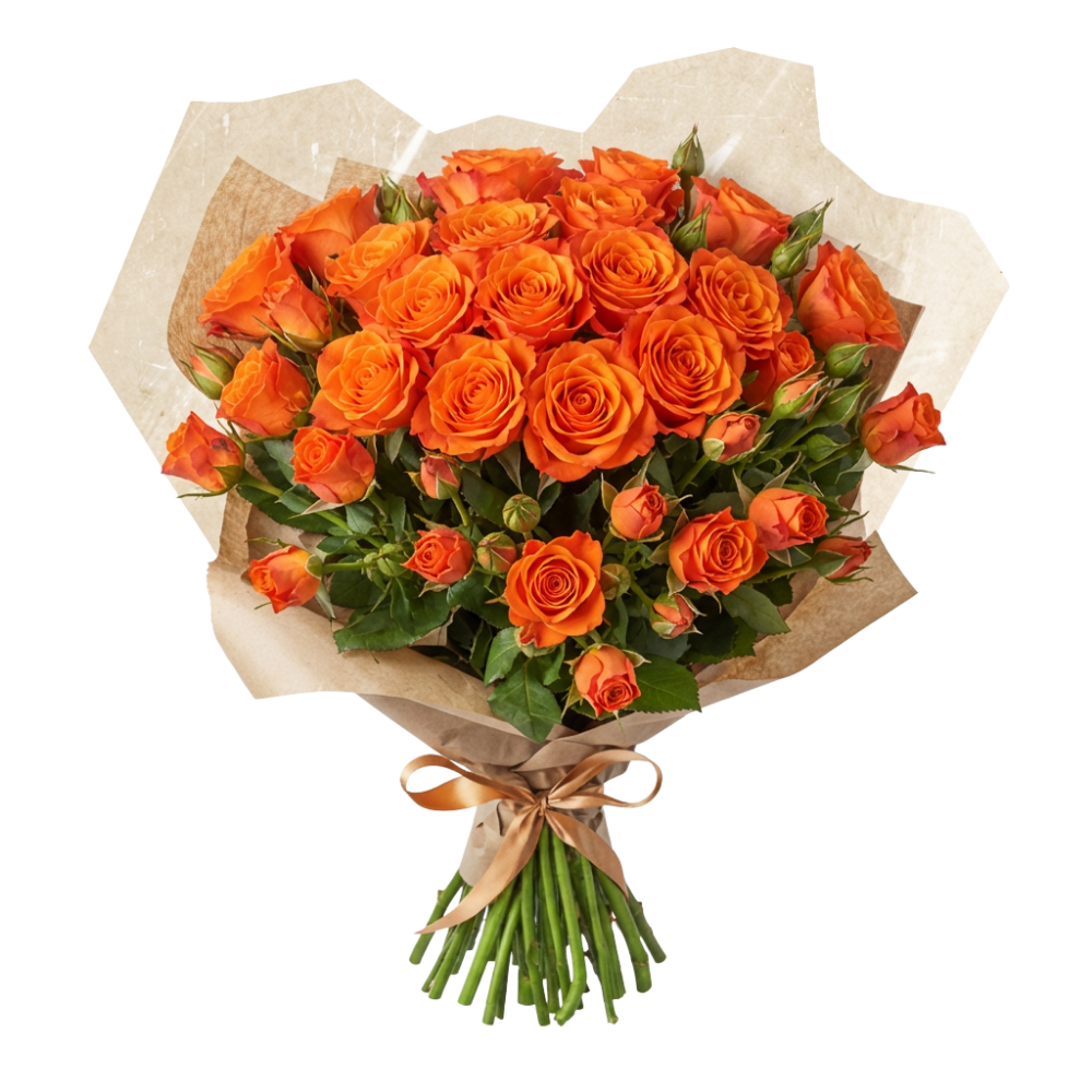 60 orange Rosen - Blume Ideal