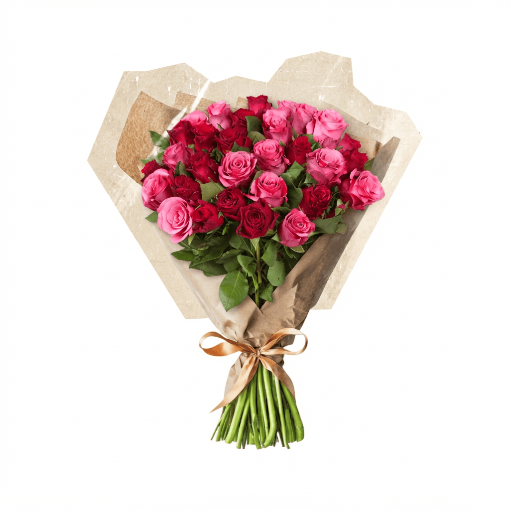 60 Rosen - "Romantic Roses" - Blume Ideal
