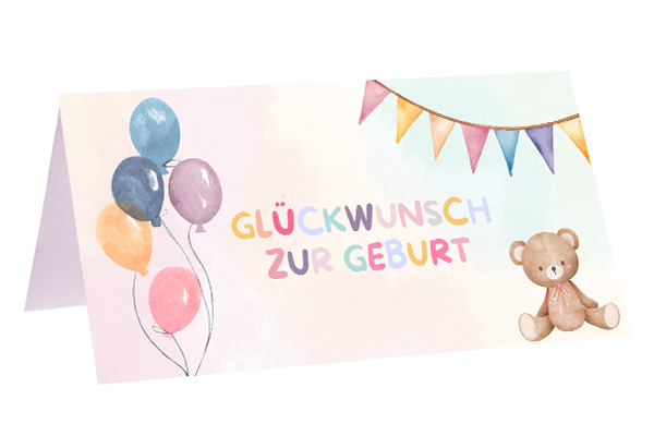 Glückwunsch zur Geburt