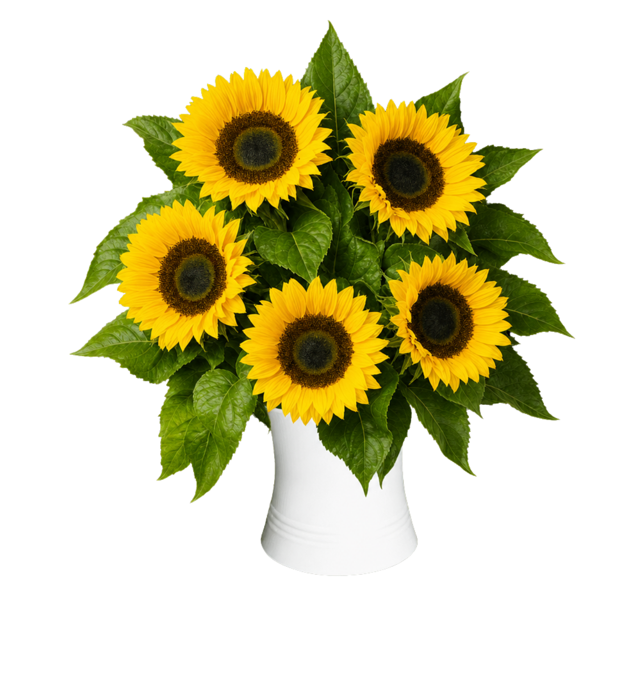 5 Sonnenblumen