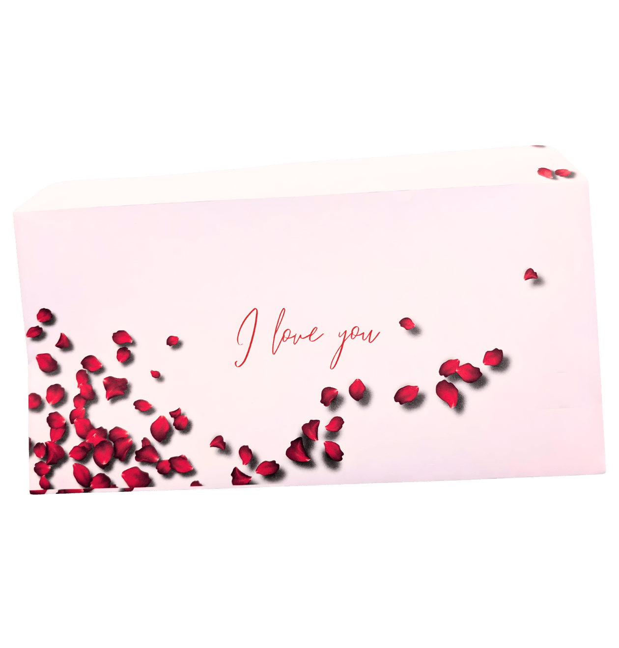 Briefumschlag "I love you" (DIN Lang) - Blume Ideal