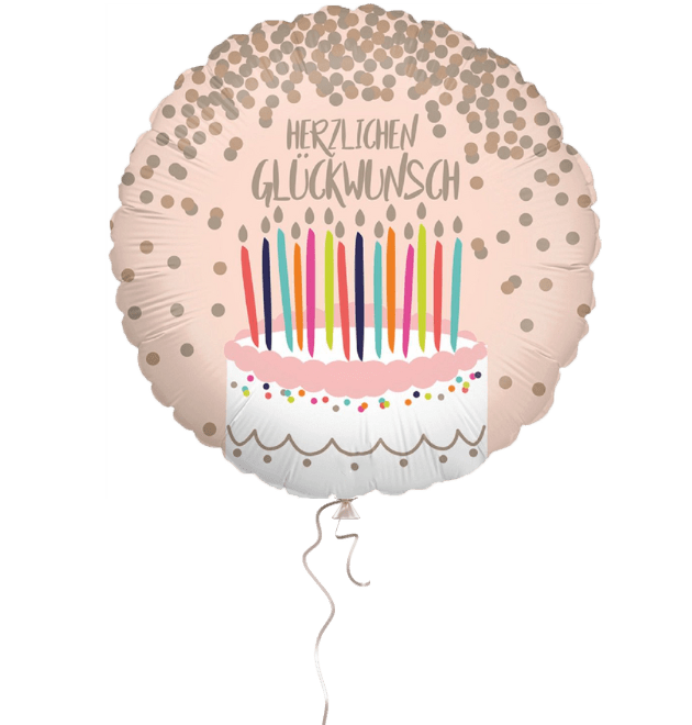 Happy Birthday Torte - Blume Ideal