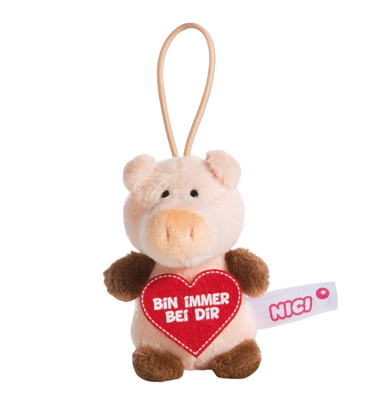 Nici – Loop Anhänger Schwein (8 cm)