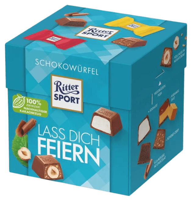 Ritter Sport Schokowürfel "Happy Birthday" - Blume Ideal
