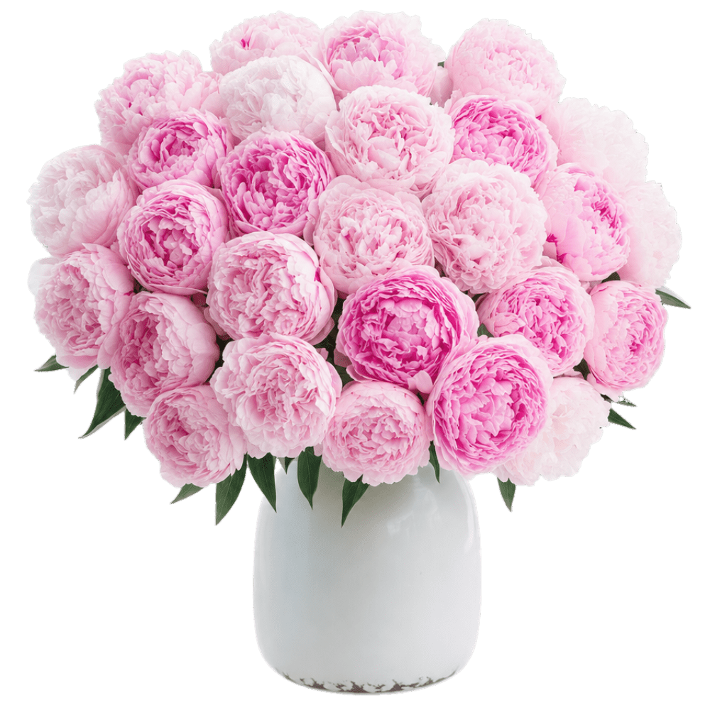 25 gefüllte Pfingstrosen - Blume Ideal