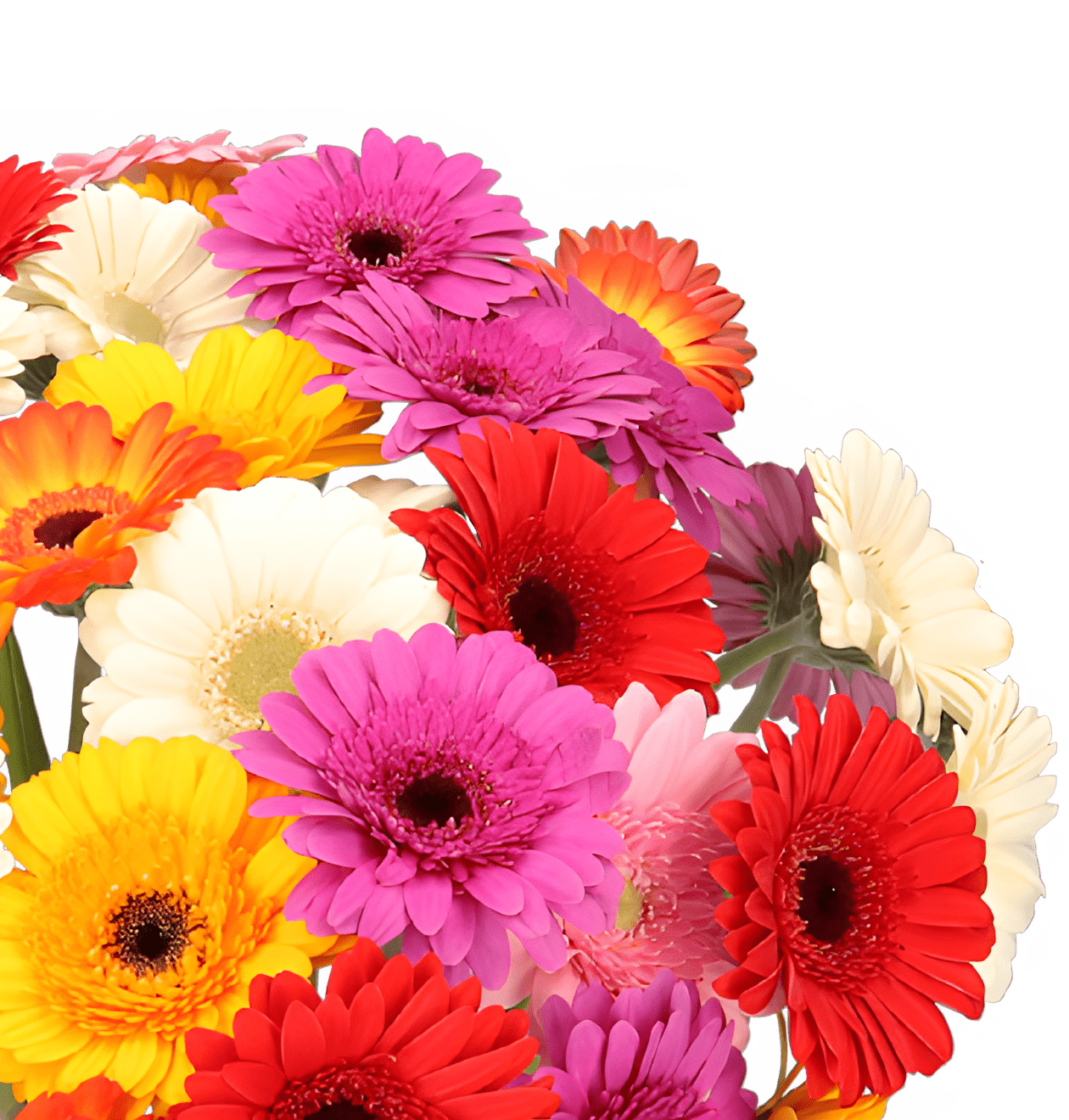 30 Bunte Gerbera - Blume Ideal
