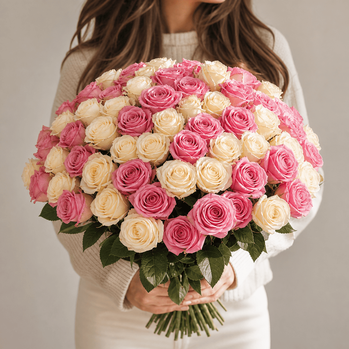 30 Rosen - "Candy Cotton" - Blume Ideal