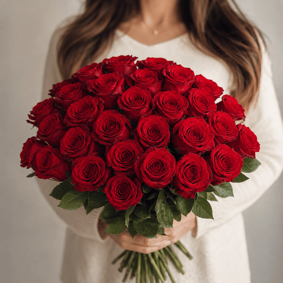 30 rote Rosen - Blume Ideal