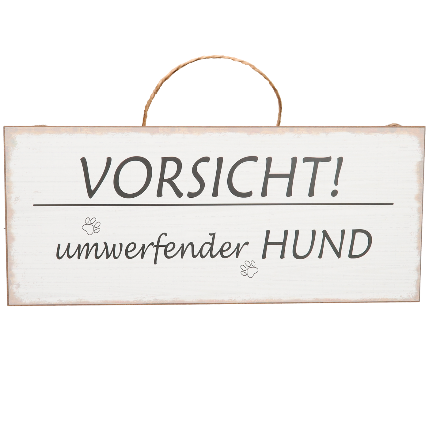 Schild "Vorsicht Hund"