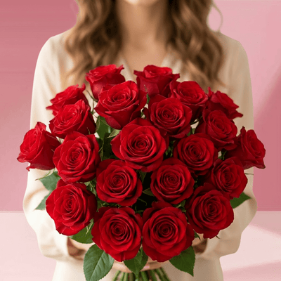 40 rote Rosen zum Valentinstag - Blume Ideal
