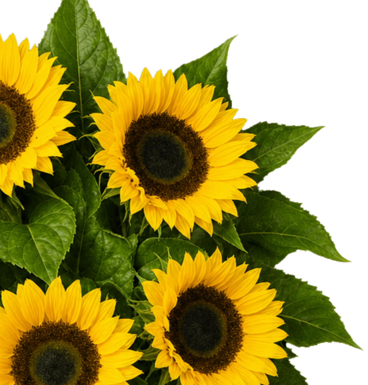 5 Sonnenblumen - Blume Ideal