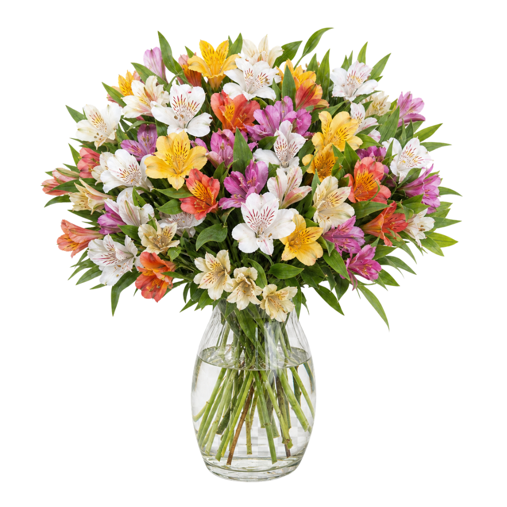 50 Inkalilien mit bis zu 400 Blüten - Blume Ideal