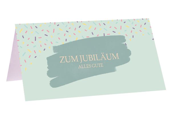 Zum Jubiläum alles Gute