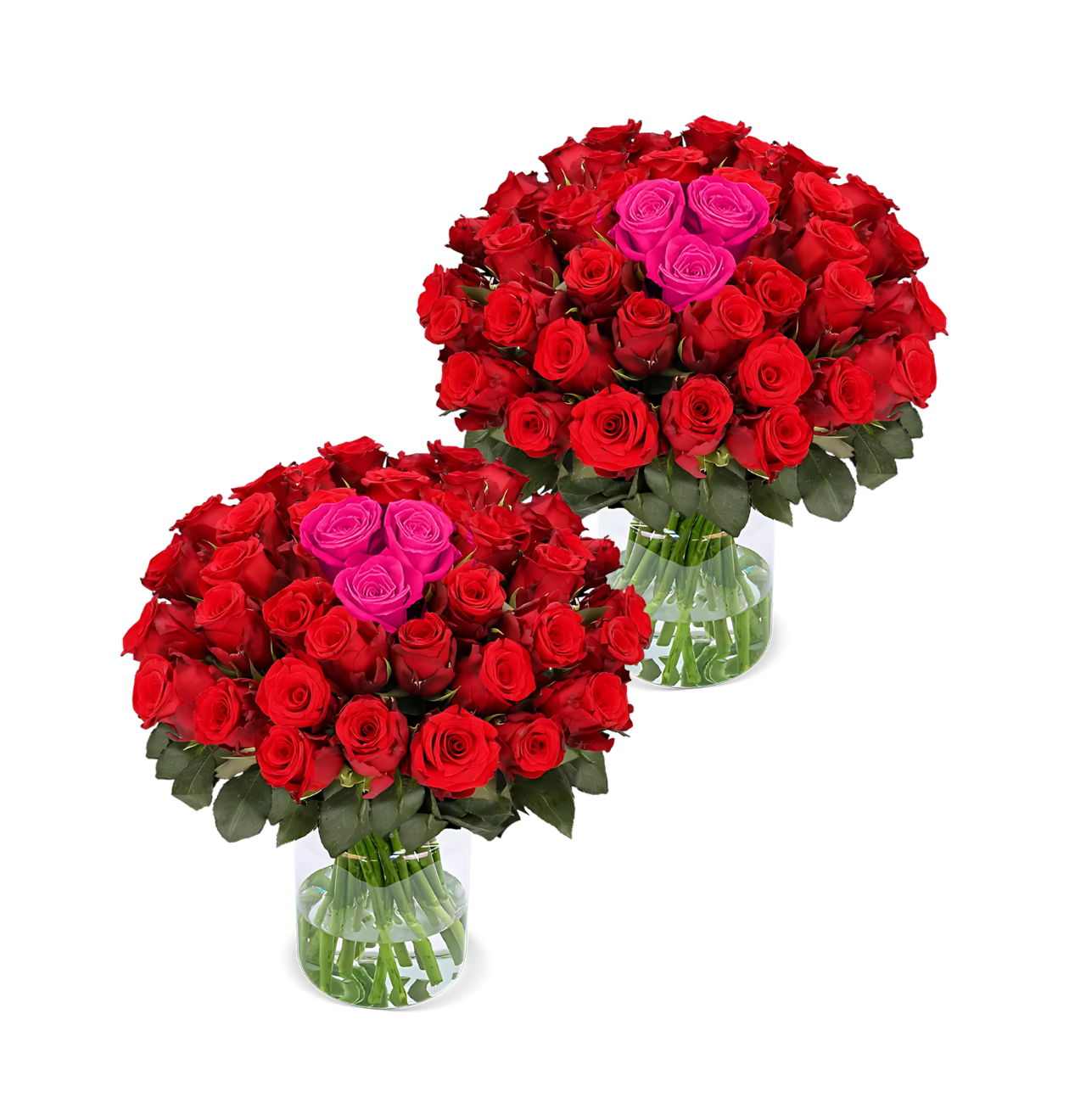 80 Rosen - "Heartbeat" (2x40 Stück)