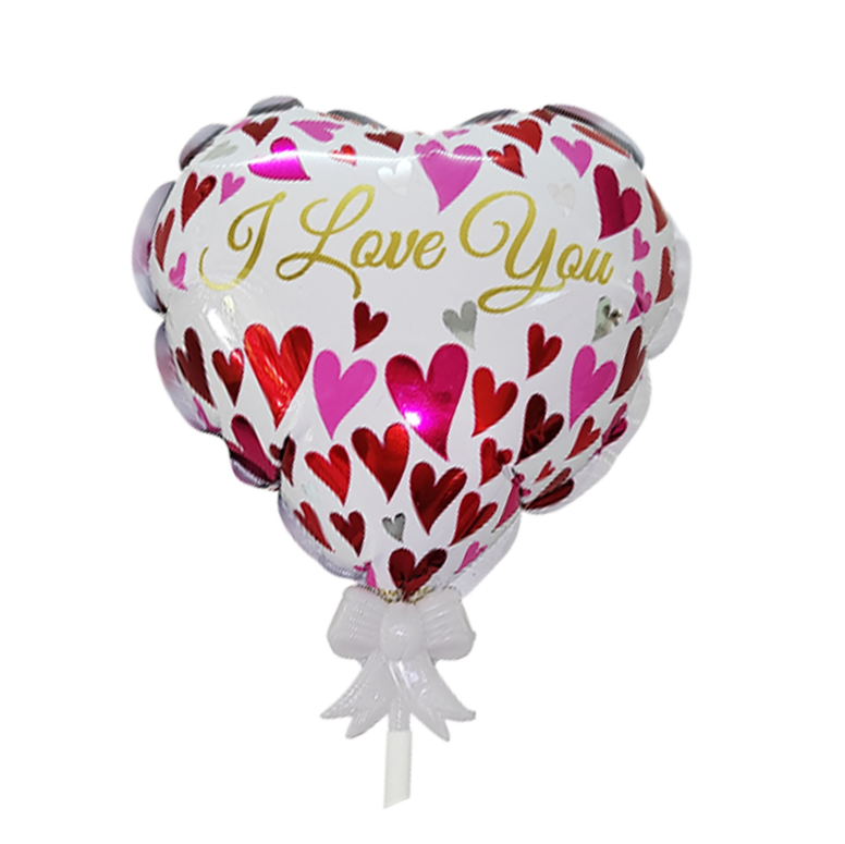 Herzballon rot