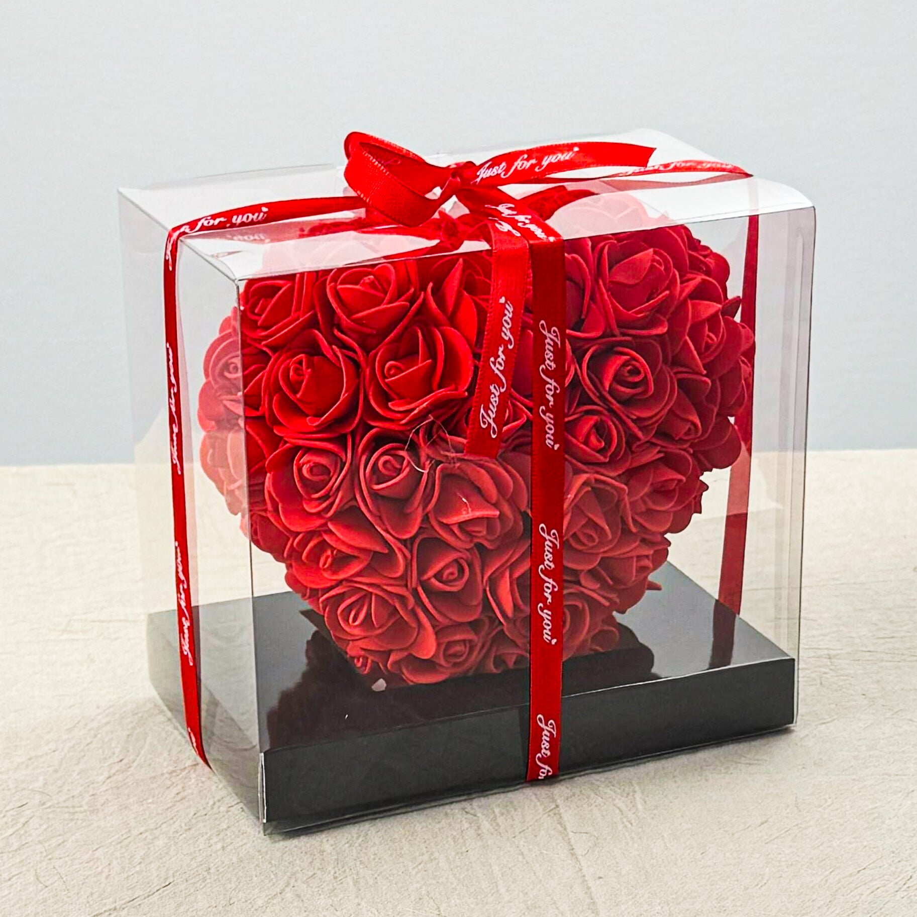 Rosenherz "Just For You" - 15cm