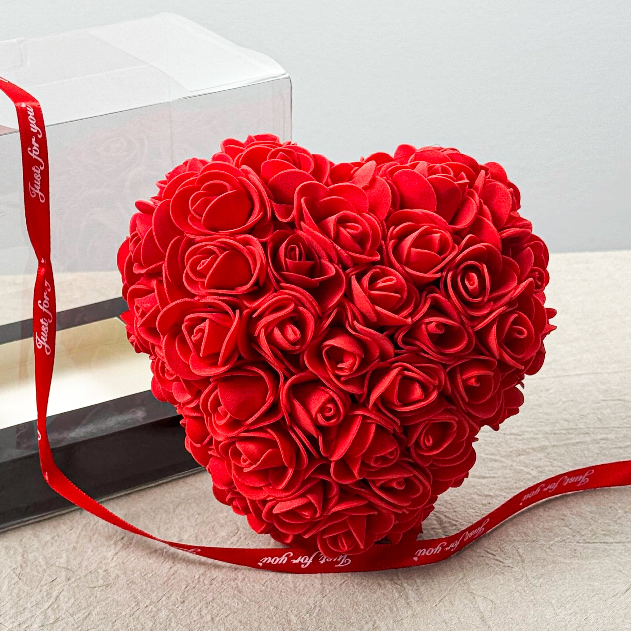 Rosenherz "Just For You" - 15cm