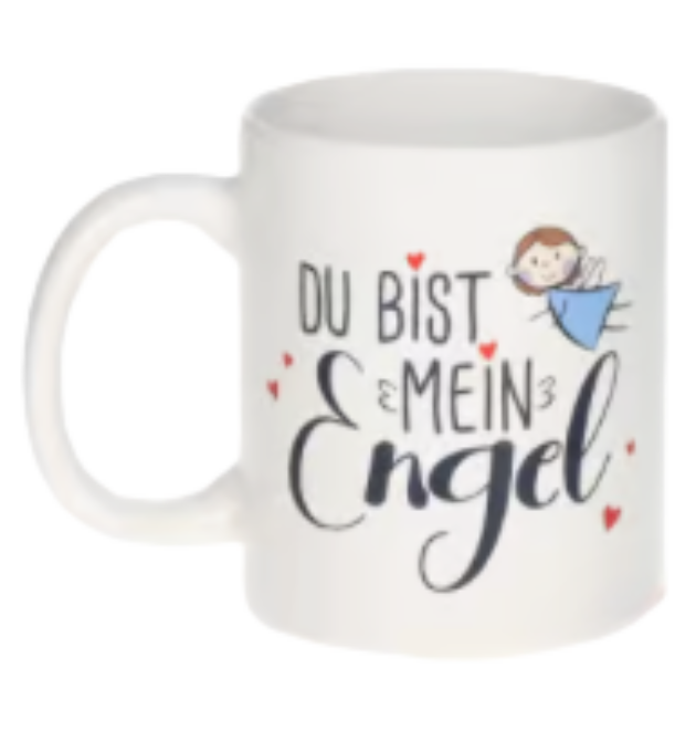 Becher 'Du bist mein Engel'