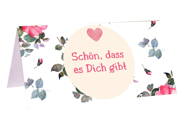 Schön, dass es dich gibt