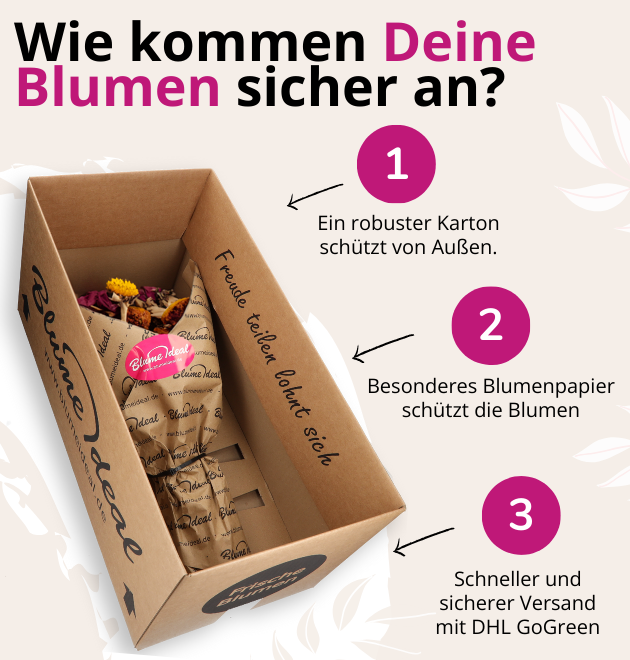 Trockenblumenstrauß "Lena"