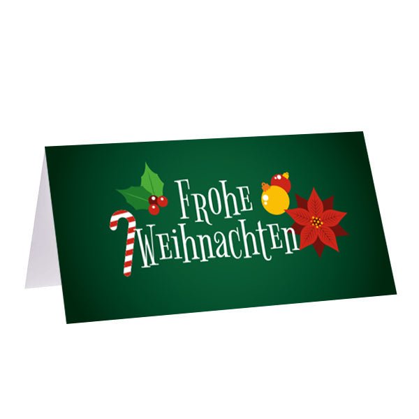 Frohe Weihnachten grün - Blume Ideal