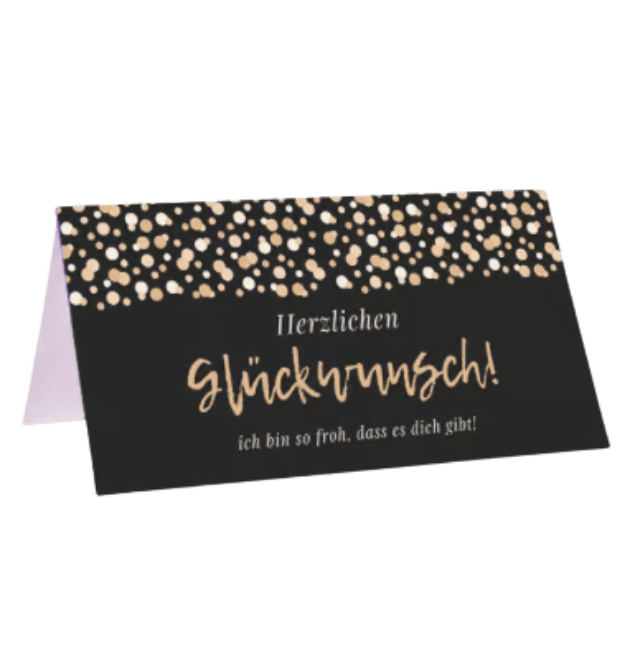 Herzlichen Glückwunsch ich bin so froh, dass es dich gibt! - Blume Ideal