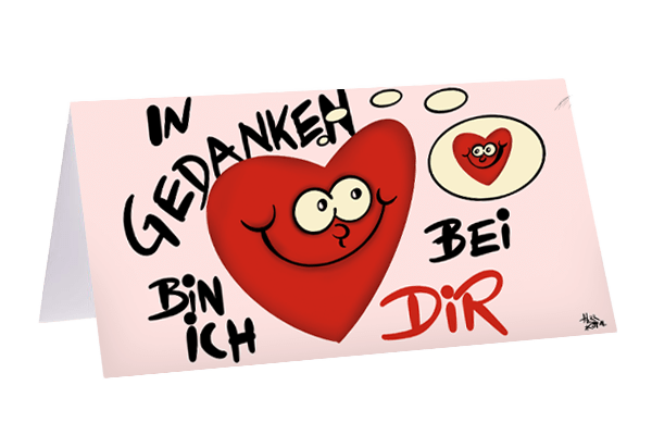 In Gedanken bin ich bei Dir! - Blume Ideal