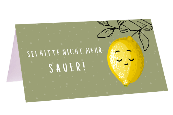 Sei nicht mehr sauer - Blume Ideal