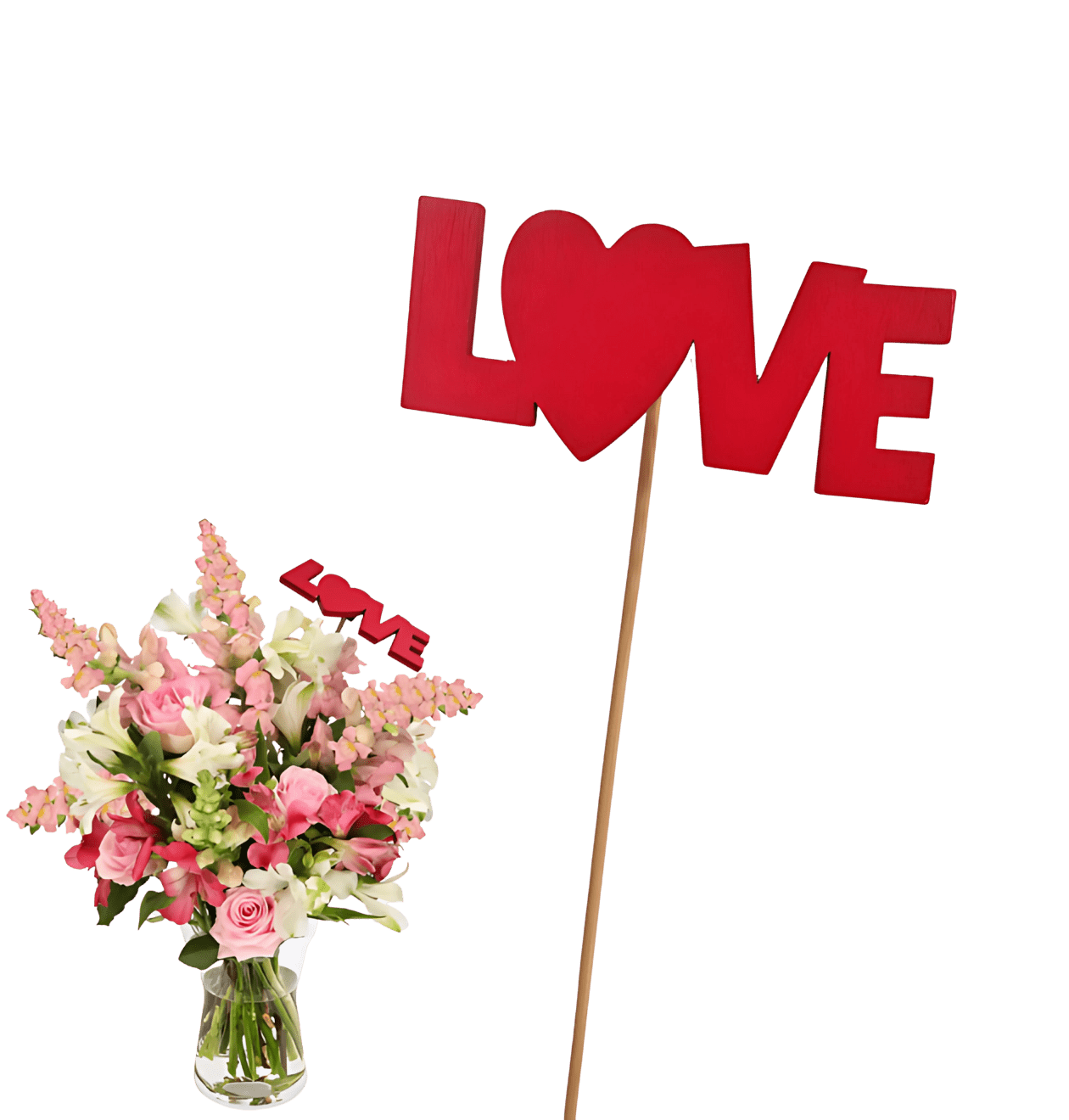 Stecker "Love" - Blume Ideal