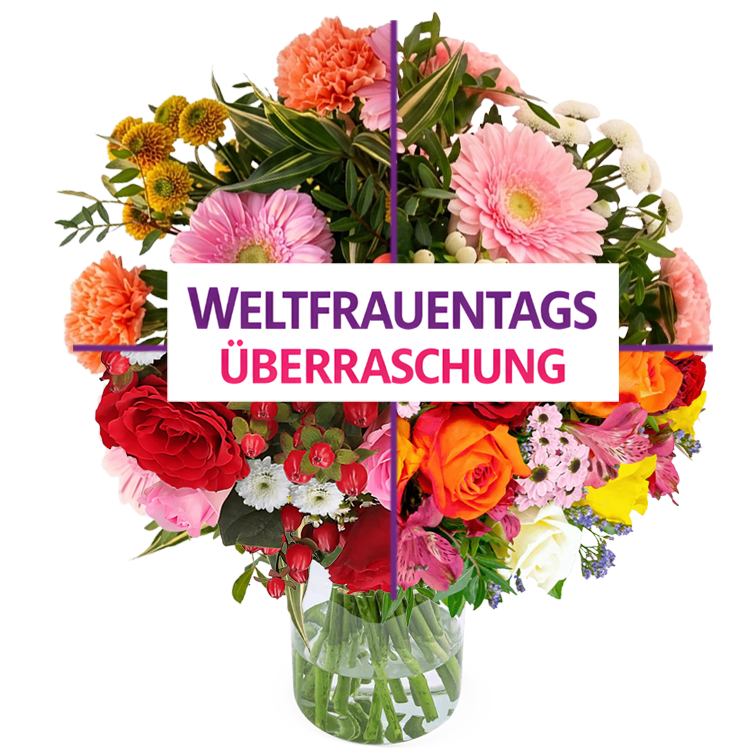 Überraschung zum Weltfrauentag - Blume Ideal