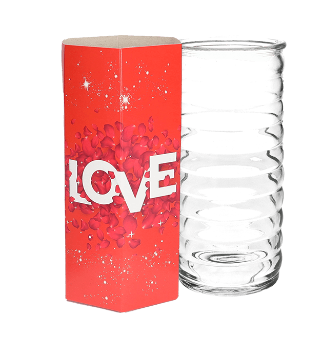 Vase - "Love" (bis 30 Stiele) - Blume Ideal