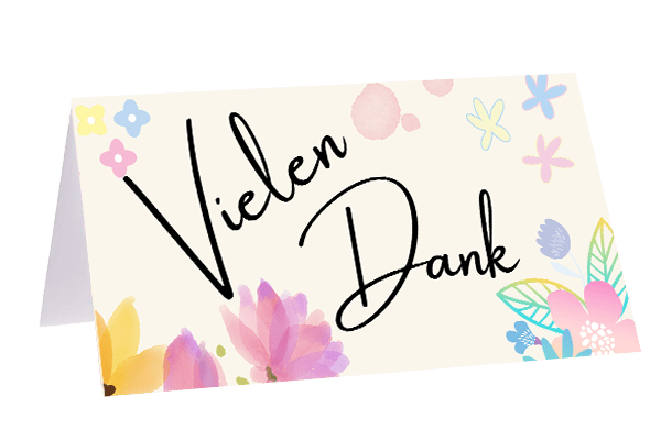 Vielen Dank - Blume Ideal