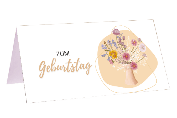zum Geburtstag - Blume Ideal
