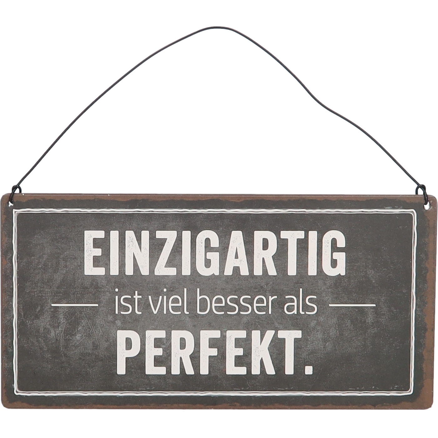 Schild "Einzigartig"