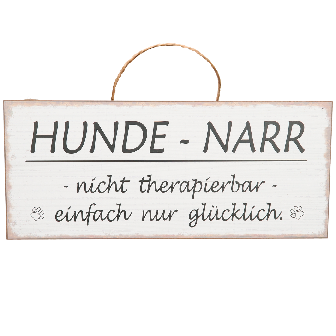 Schild "Hunde-Narr"