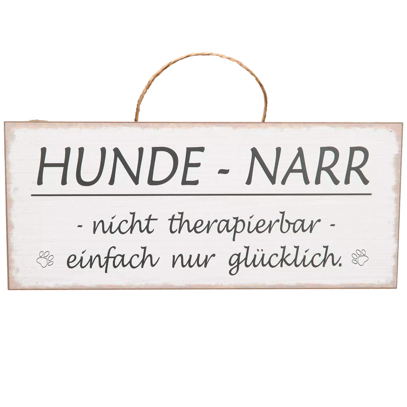Schild "Hunde-Narr"