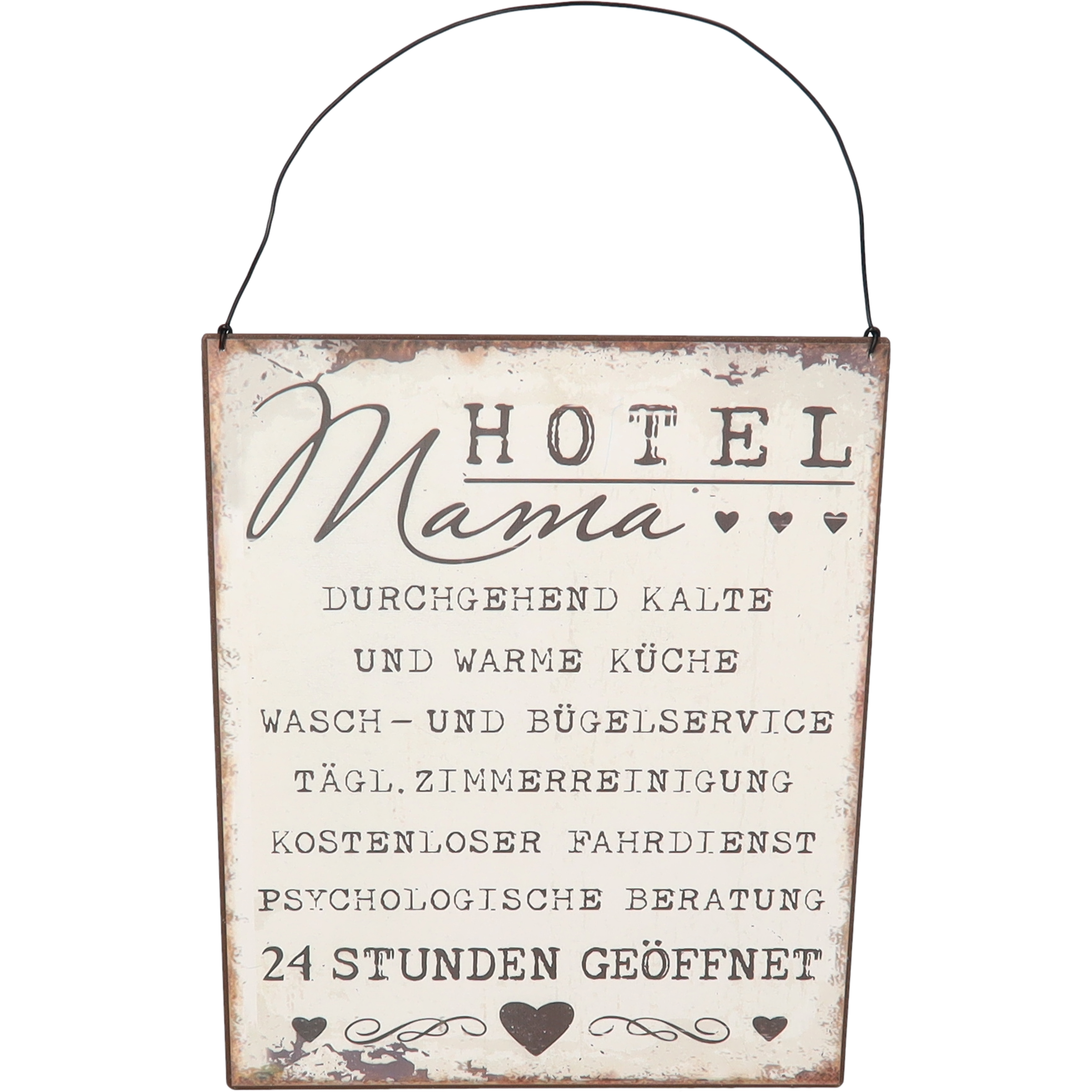 Schild "Hotel Mama"