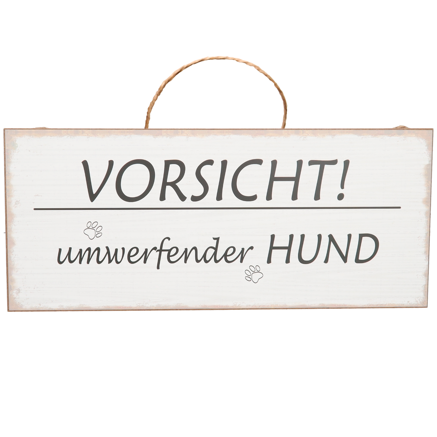 Schild "Vorsicht Hund"