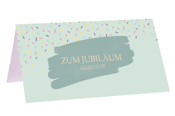 Zum Jubiläum alles Gute